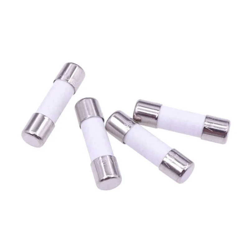 Ceramic Delay Break Slow Melting Fuse Tube 5x20/6 * 30mmT1A/2A/3A/3.15A/5A/8A/10A