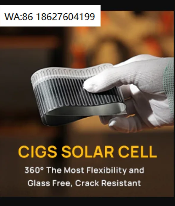 125W CIGS Thin Film Solar Panel, Flexible Bendable Photovoltaic Module Outdoor Off Grid Charging