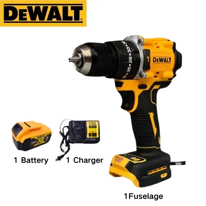 DeWalt 브러시리스 충전식 리튬 배터리 임팩트 드릴, 전동 핸드 드릴, 다기능 드릴, Dcd805 