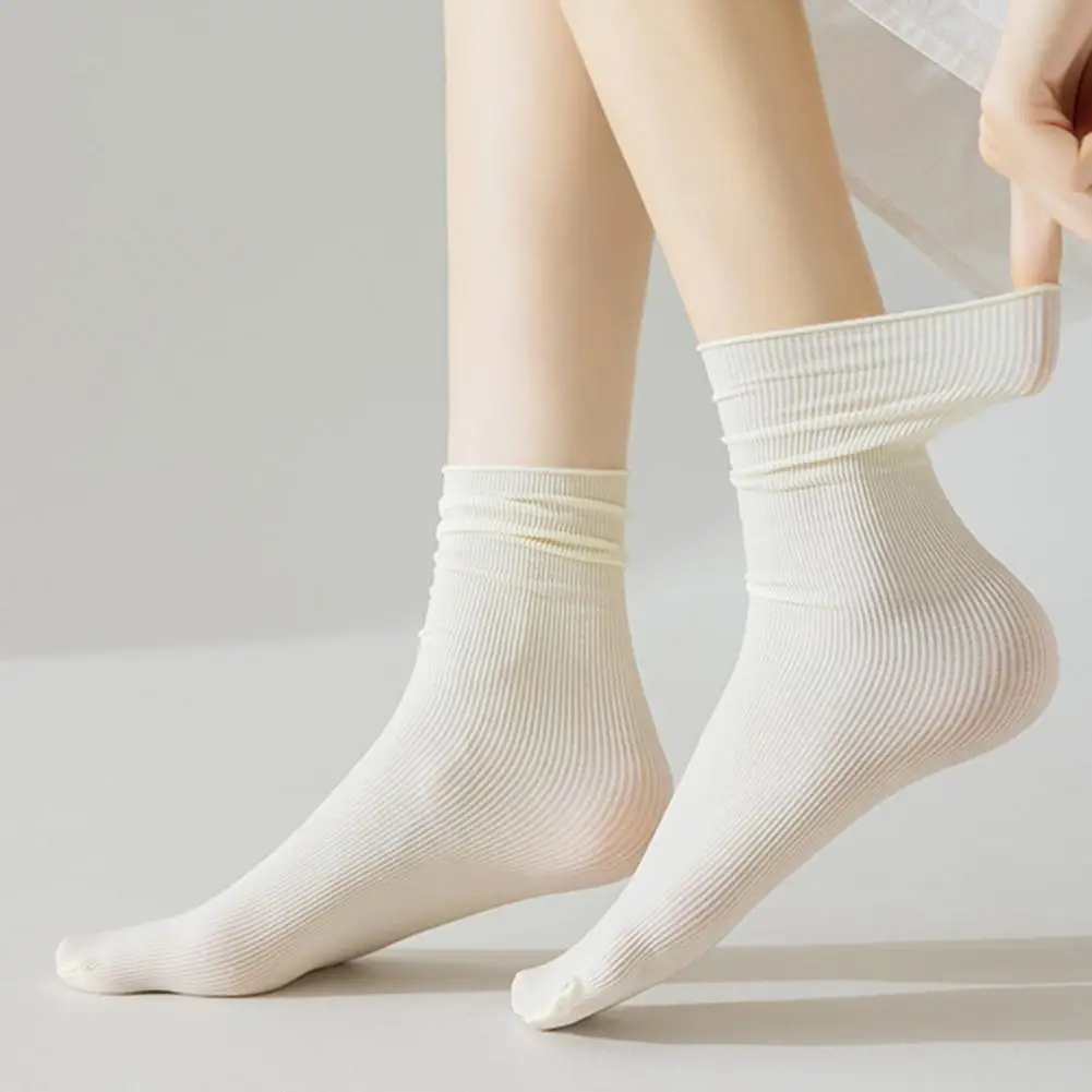 Уютные женские носки до щиколотки из полиэстера. Женские летние носки из ледяного шелка. Ультратонкие носки для повседневной носки для выше.