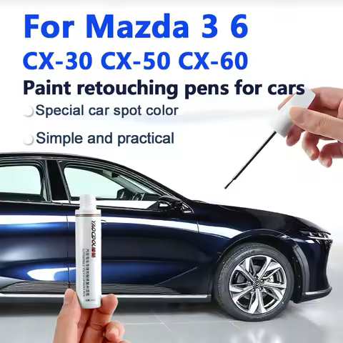 Suitable for Mazda 3 Touch-up Pen Car Car Scratch Repair Paint Pen Machine Gray Pearl Soul Red Crystal Sonic Silver