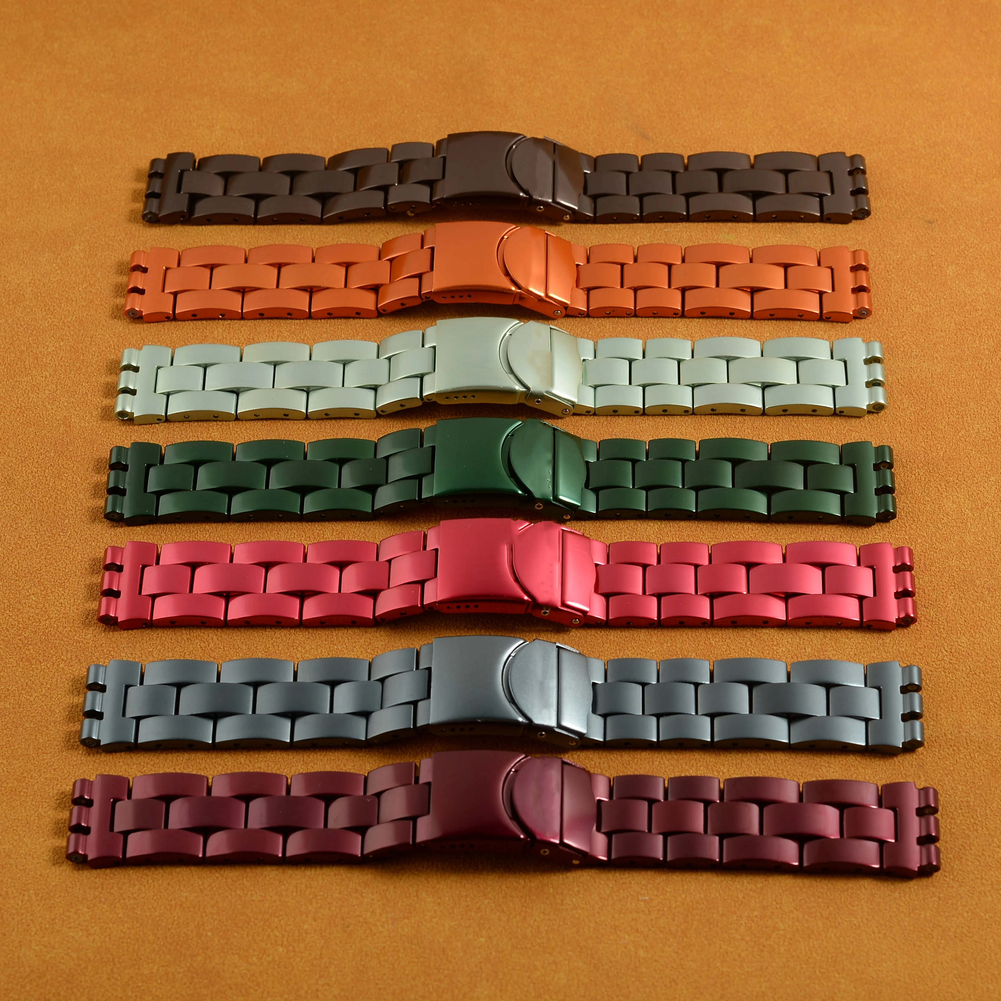 

For SWATCH Watch Strap 19mm Stainelss Stell Bracelet Men Women Waterproof Sport Replacement Watchband