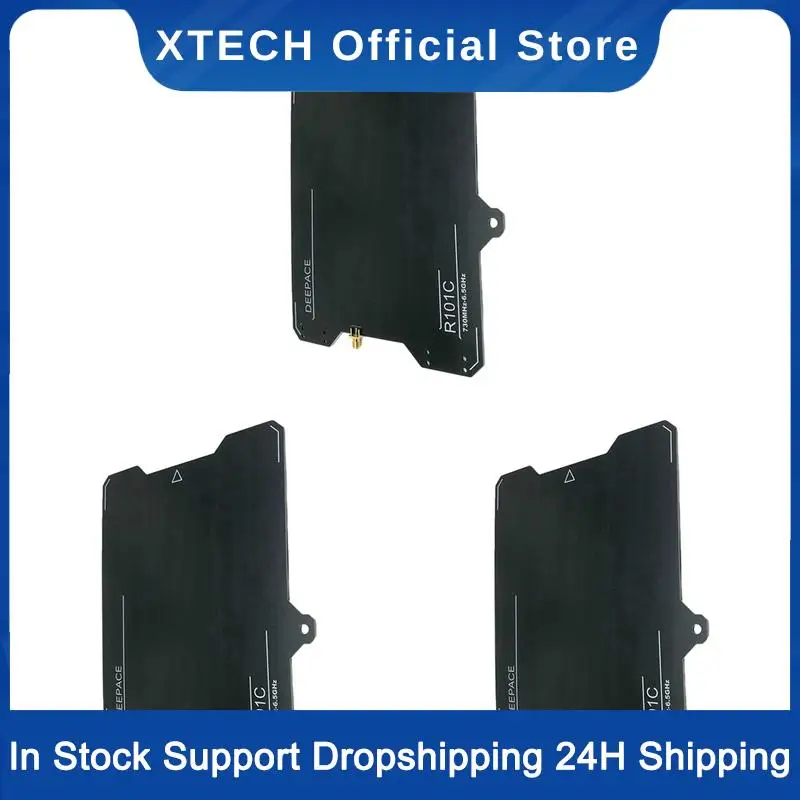

XTECH 3Pc Antenna High Durable R101C 730Mhz-6.5Ghz 7Dbi Ads-B UWB Antenna Wideband Directional Antenna 23X22.5Cm Black