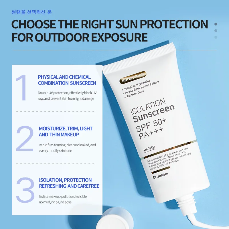 Sunscreen Anti ultraviolet anti-aging Whitening Sunscreen Isolator Two in One