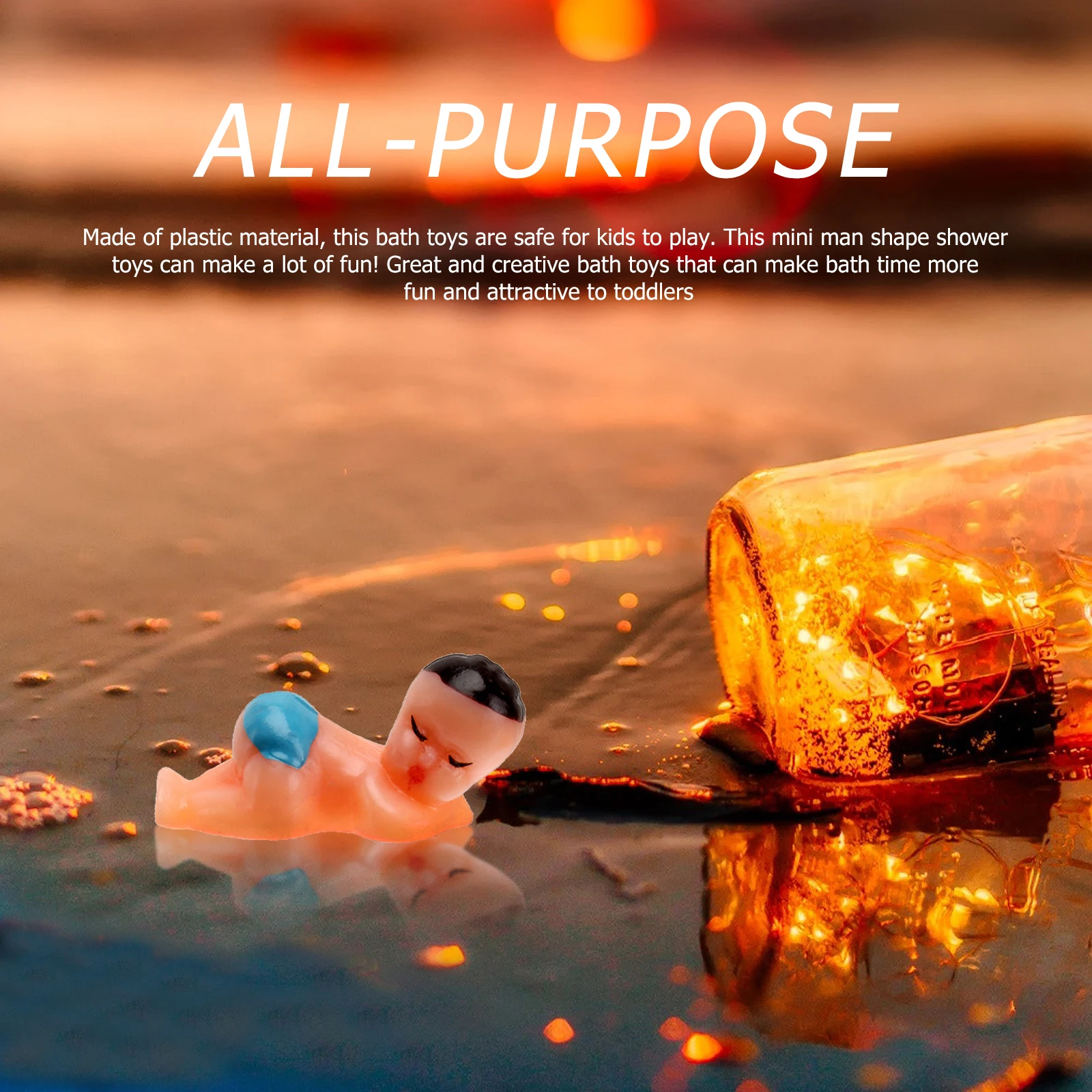 ก้อนน้ำแข็งสำหรับงานเลี้ยงฉลองทารกแรกเกิด 100 ชิ้น ขนาด 1.8x0.8x0.8 ซม. ของเล่นอาบน้ำขนาดเล็กสำหรับเด็กแรกเกิดและเด็กเล็ก ของเล่นน้ำพลาสติก ชุดพัฒนาการสำหรับเด็ก