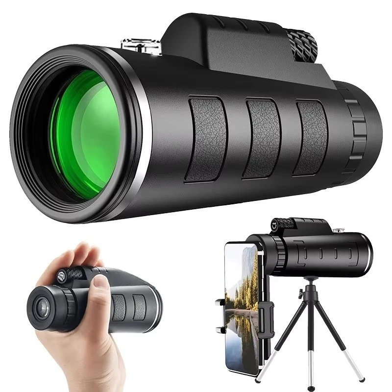 

Portable handheld compact, long-range outdoor trekking telescope