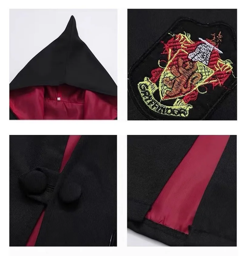 Academic Style Cosplay Cloak Harris Acting Costume Magic School Robe Halloween Christmas Men's Women Cape Clothing