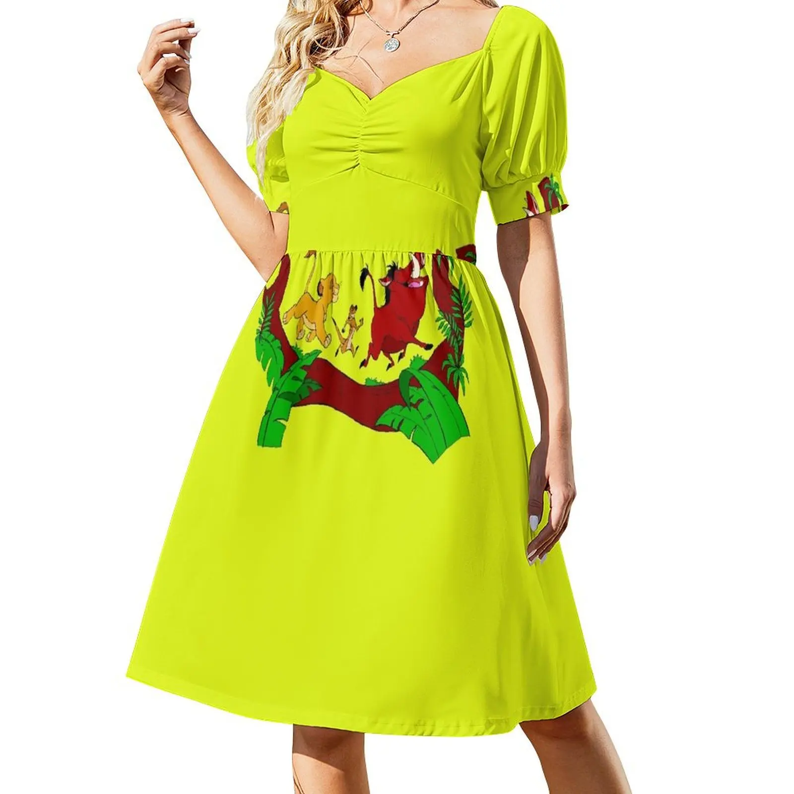 

Copy of pumba funko playing 2 Short-Sleeved Dress evening dress Casual dresses dress summer 2025 women