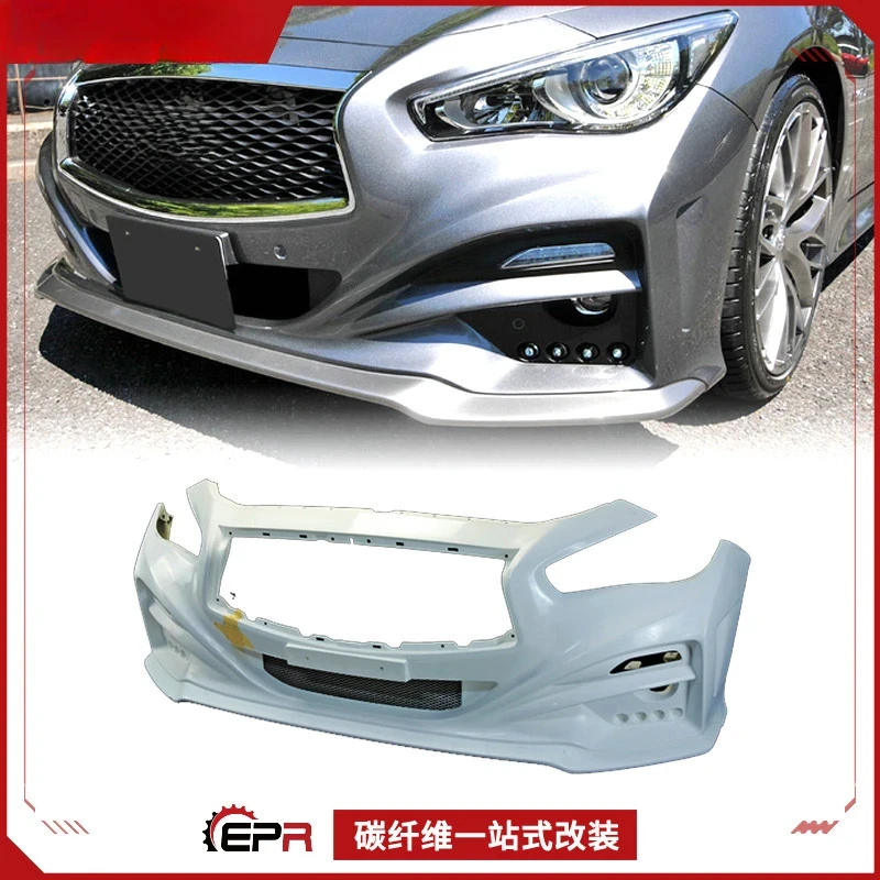 

For Infiniti Q50 IMPUL-Style Resin Fiber Front Bumper Body Kit Part