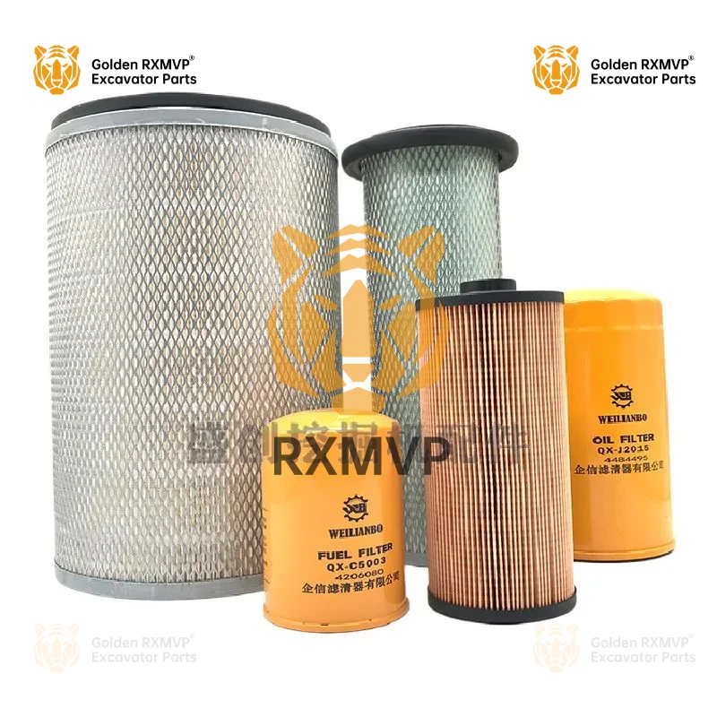 For Sunward Swe 210 Engine Oil Filter, Diesel Air Oil Water Seperator, Hydraulic Filter, Excavator Accessories