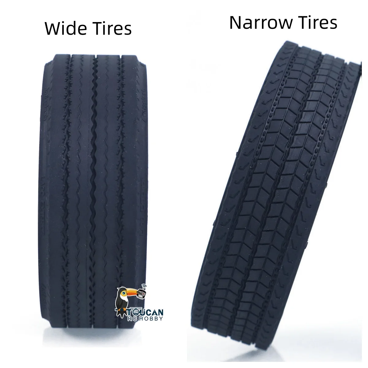 

81MM Diameter Tires for 1:14 Tamiya DIY Model RC Tractor Truck Radio Controlled Lorry Car 56379 56375 Unassembled Kit Part