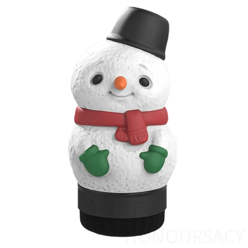 في الهواء الطلق المنزل مطعم ثلج المحيطة ليلة ضوء النوم المشهد المتكلم عيد الميلاد الديكور ستيريو اللاسلكية BT V5.3 المتكلم