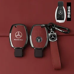 2/3 Buttons Remote Smart Car Key Case Cover For Mercedes Benz A B C E S Class C200 C300 E350 E260L W205 CLA CLS GLA GLC GLE GLS