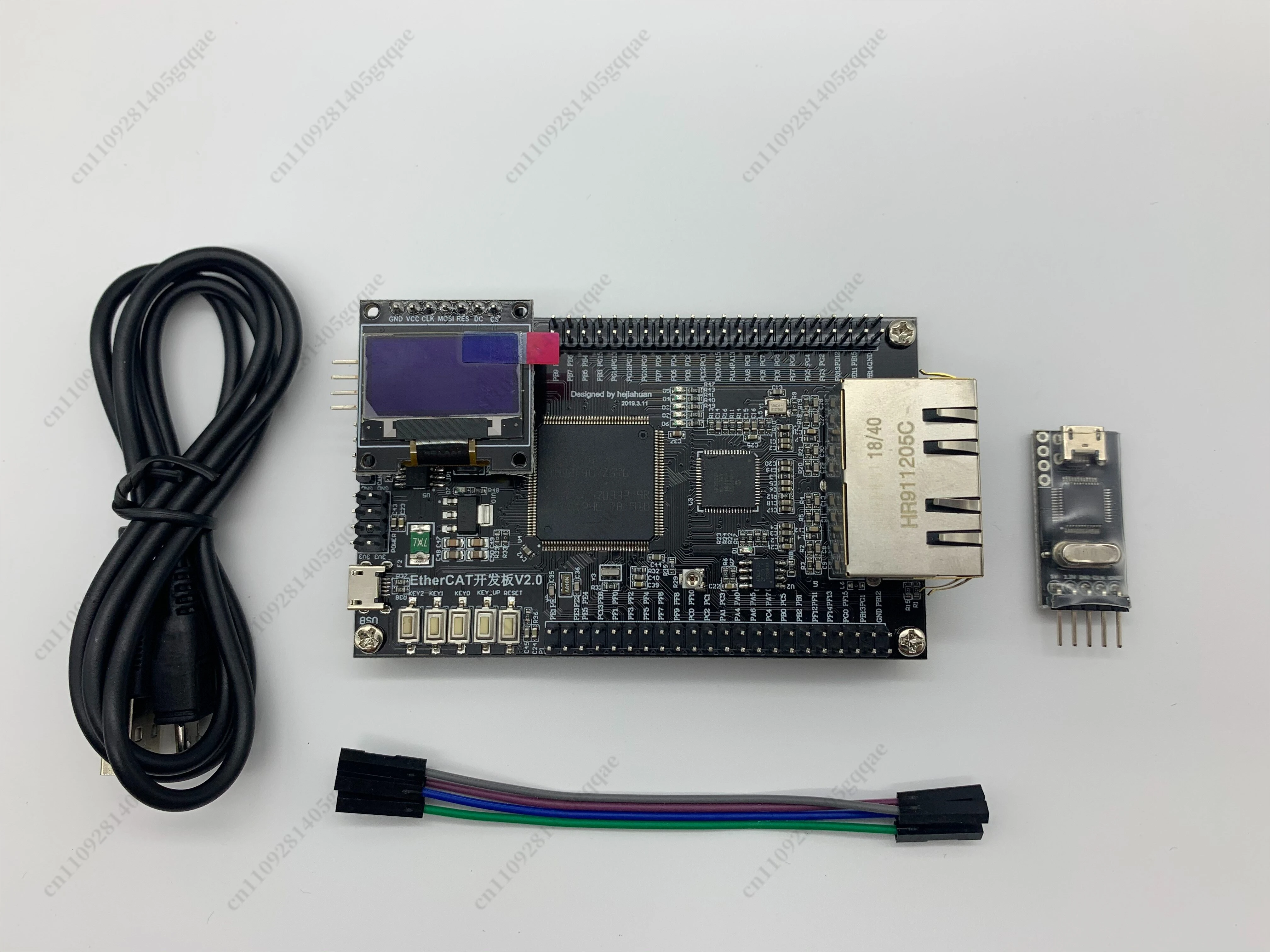 EtherCAT Development Board LAN9252 + STM32F407 Core Board CANopen 5LEDs USB Learning Board