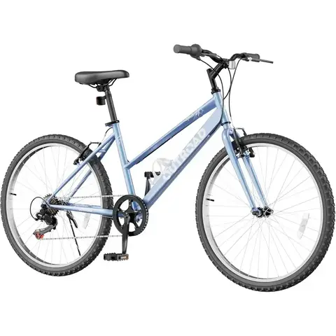 26 7-Speed Men's Commuter Bike - Cruiser, Mountain, Hybrid - V-Brakes, Metal Frame - Adult, Colors: Black, White, Blue, Green, P