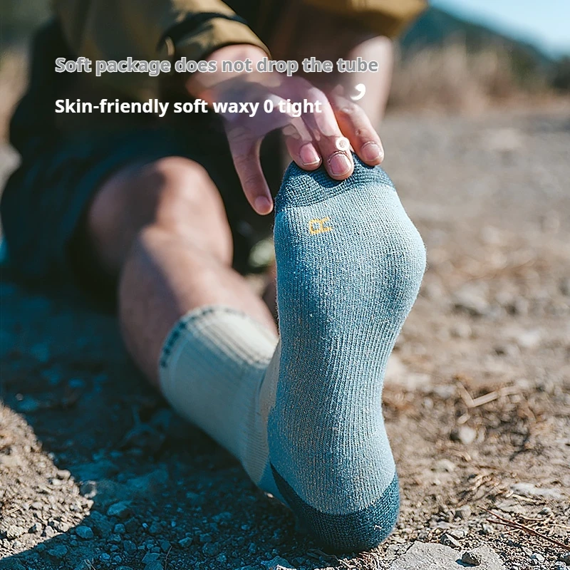 Naturehike Merino Wool Socks Sports Ultralight Men Women's Mid-Calf Outdoor Mountaineering Running Hiking Socks 1 Pair Thermal