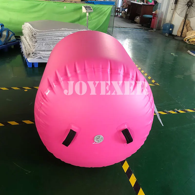 Air Tight Inflatable Barrel Gymnastics Air Roller With Electric Air Pump