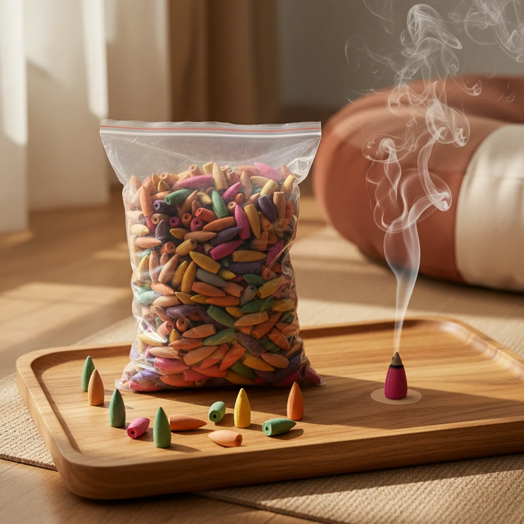 

Incense Granules Bag Lavender Sandalwood Mugwort Cone Shape For Meditation Yoga Home Decor
