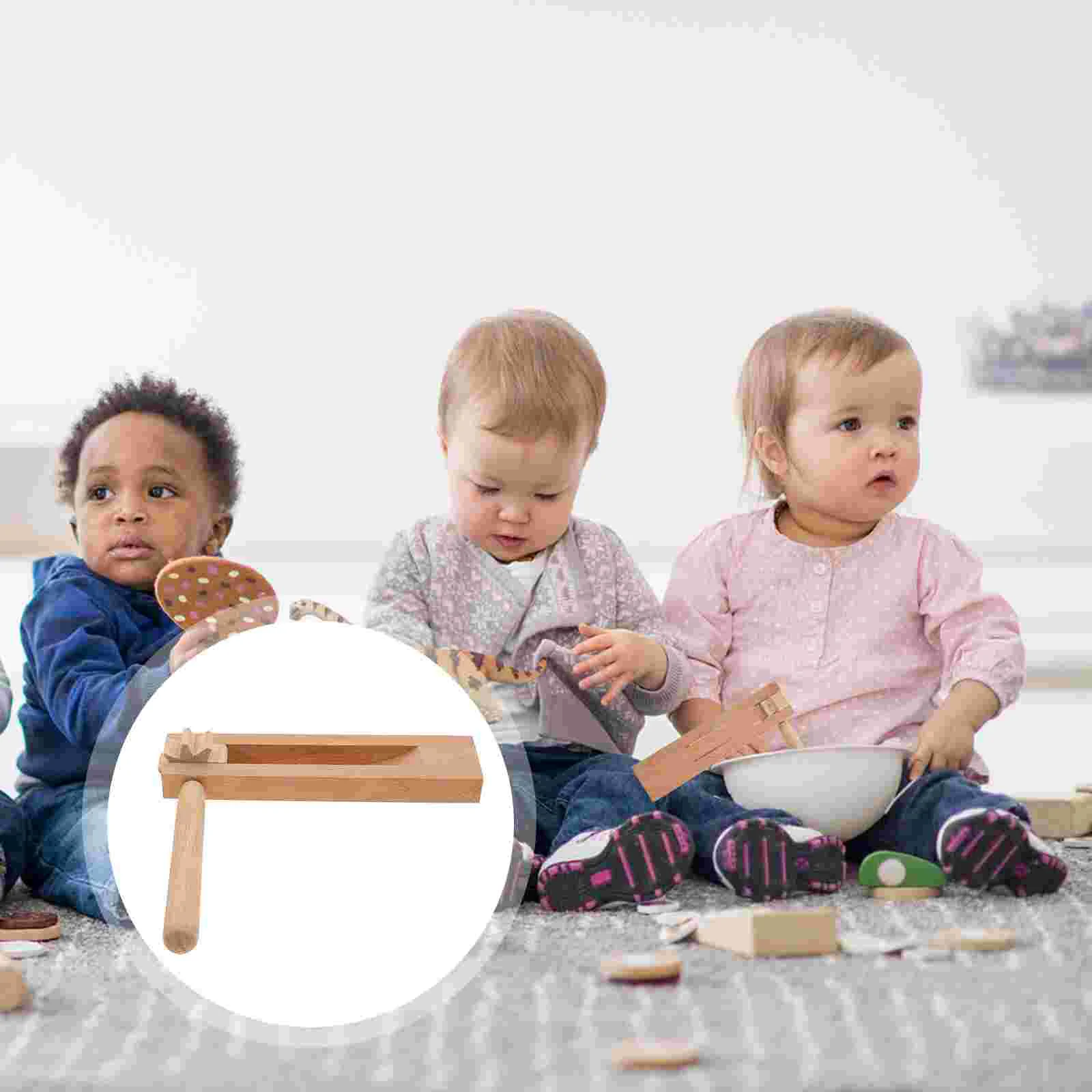 Trompette Soundboard enfant jouets pour bébés événements castagnettes éducatives uniques en bois