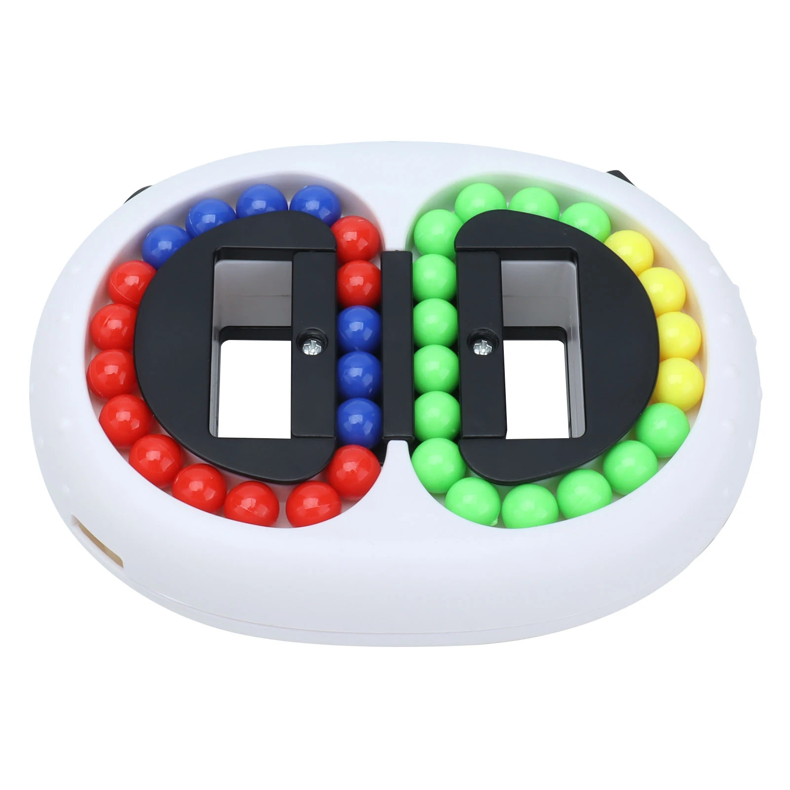 Rotating Bean Toys Anxiety Relief Decompression Double Sides Bean Puzzle Fingertip Toys for Adults