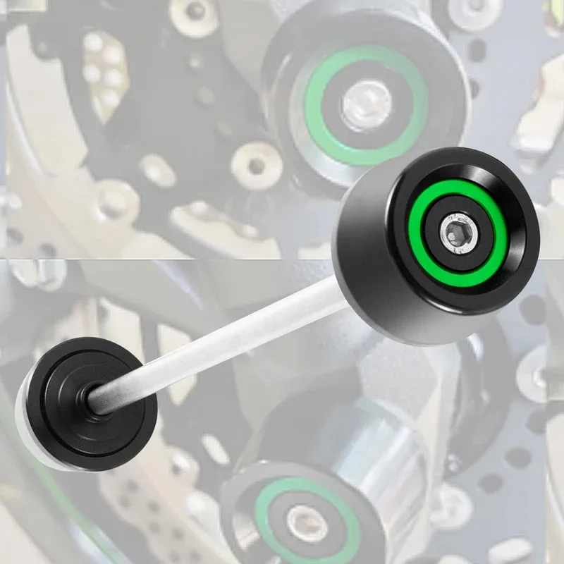 For Kawasaki ZX-6R ZX6R ZX-10R ZX10R Ninja636 Ninja650 Ninja 636 650 Motorcycle Front Axle Fork Crash Sliders