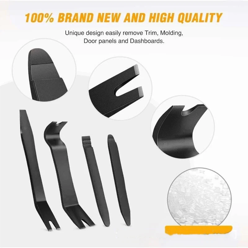 New 5Pcs Car Hand Tool Set Car Disassembly Tools Kit Stereo Repair DVD Repair Tool Dashboard Removal Tools