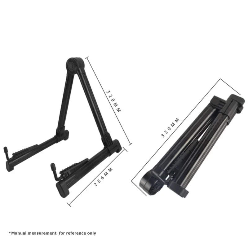 Miwayer Portable Universal ABS Guitar Stand Folding A Frame/for Acoustic Classical Electric Bass Guitars Banjo Ukulele