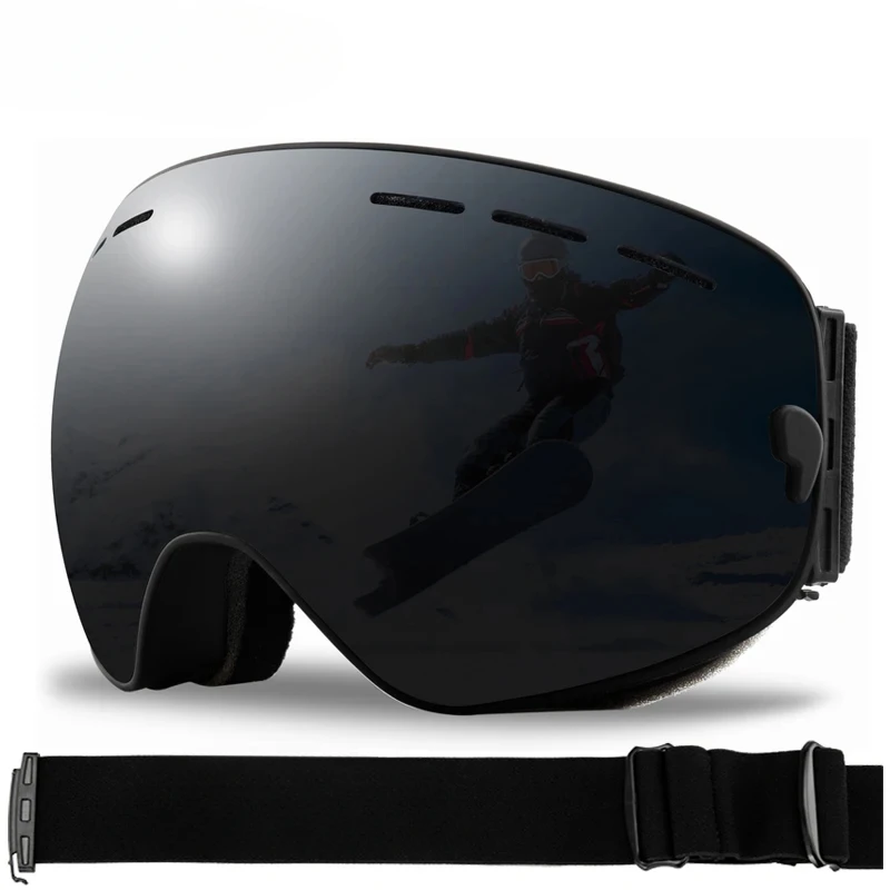 

Brand Double Layers Anti-fog Ski Goggles Snowmobile Ski Mask Skiing Glasses Men Women Snow Googles Snowboard Sunglasses