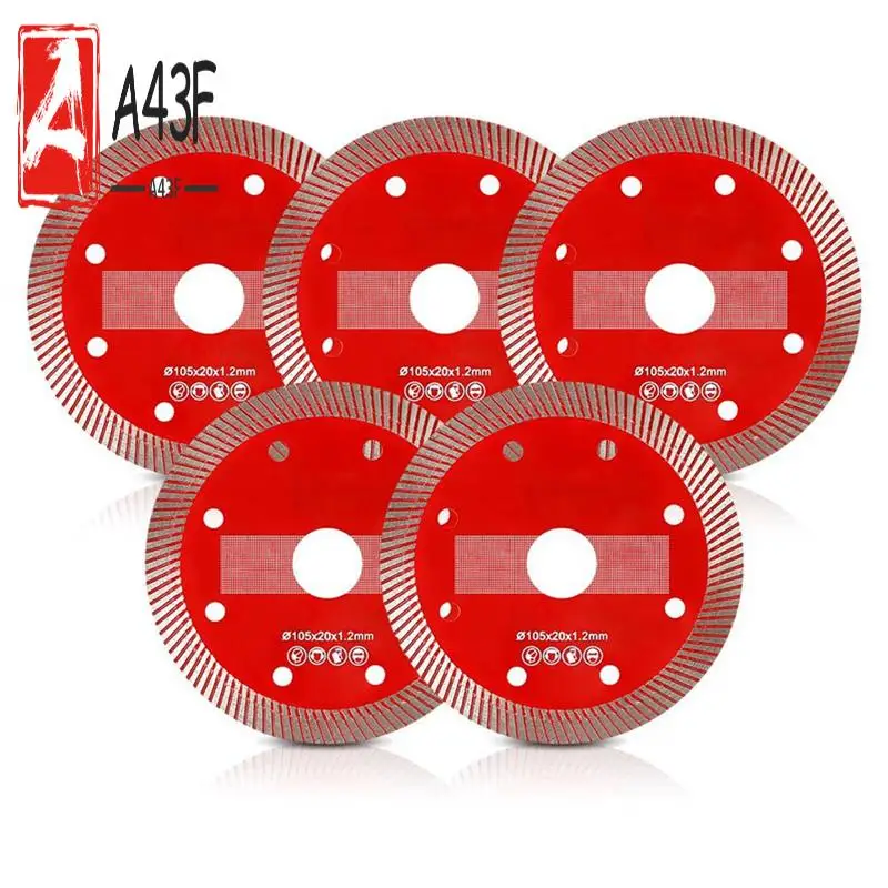 

A43F-Ultra-Fine Corrugated Tile Cutting Discs Master, 4 Inch Diamond Tile Blade Porcelain Saw Blade Cutting Disc Wheel
