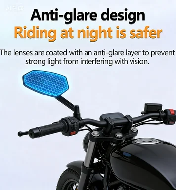 

Новое радарное зеркало для мотоцикла с функцией обнаружения слепых зон, без сверления, из алюминиевого сплава, подходит для Street Glide, Nightster 975, Road Glide.