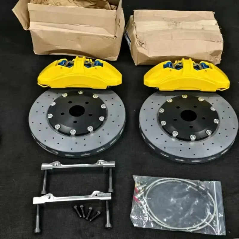 Auto Brake Systems Racing 6 Piston Brake Caliper Disc Big Brake Kit 6 Pot