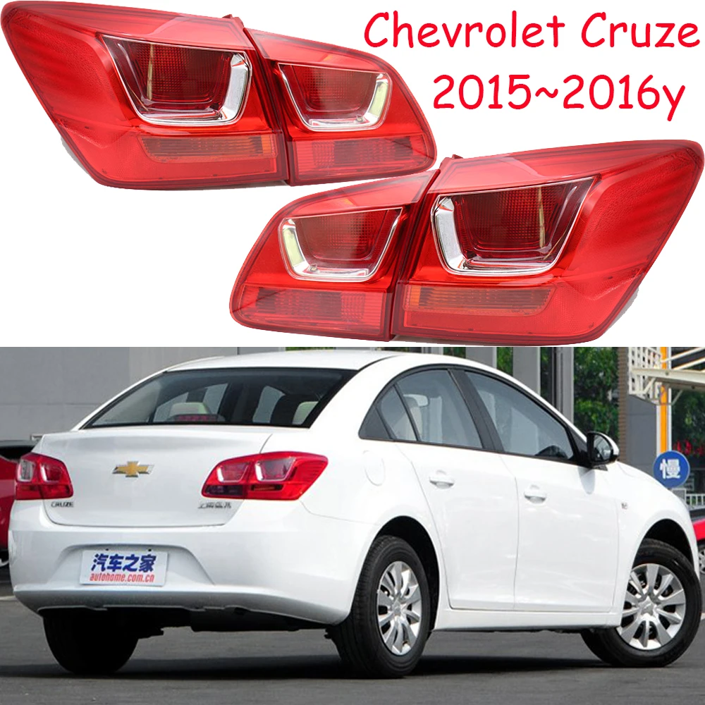 1pcs Car Tail Lights For Chevrolet Cruze  Taillight 2015~2016y Car Accessories Tail Light Cruze Fog Light