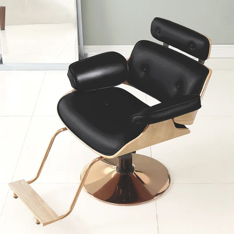 

Stylist Spa Barber Chair Hairdresser's Chair Hair Salon Lifting Rotating Wooden Pedicure Tabouret Coiffeuse Salon Furniture