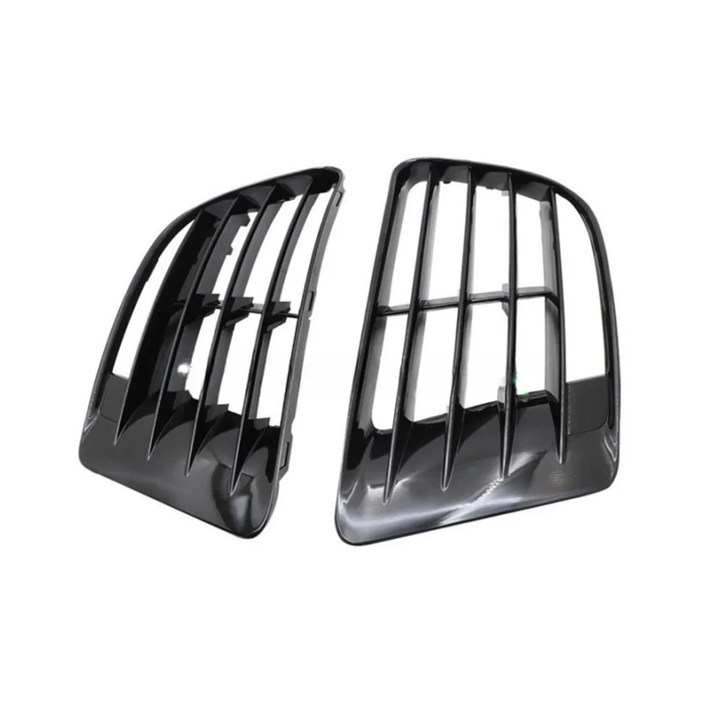 Car Maintenance Bumper Grille Set ABS Bumper Grille Easy Installation OEM Compatibility Practical Design For Golf 6 R 2012-2013
