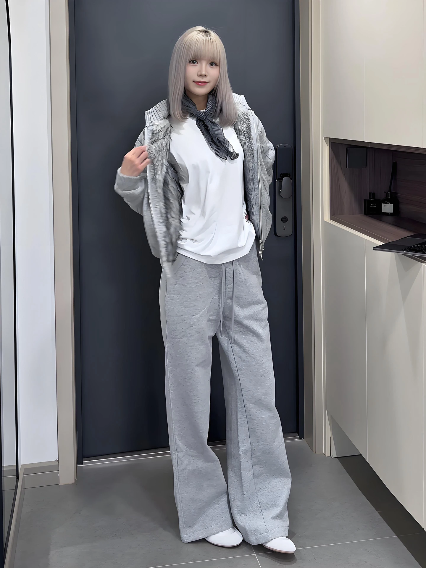 

Мужской вязаный свитер на флисовой подкладке, плотный, с воротником-стойкой, осенне-зимний, повседневный, в американском стиле, на молнии