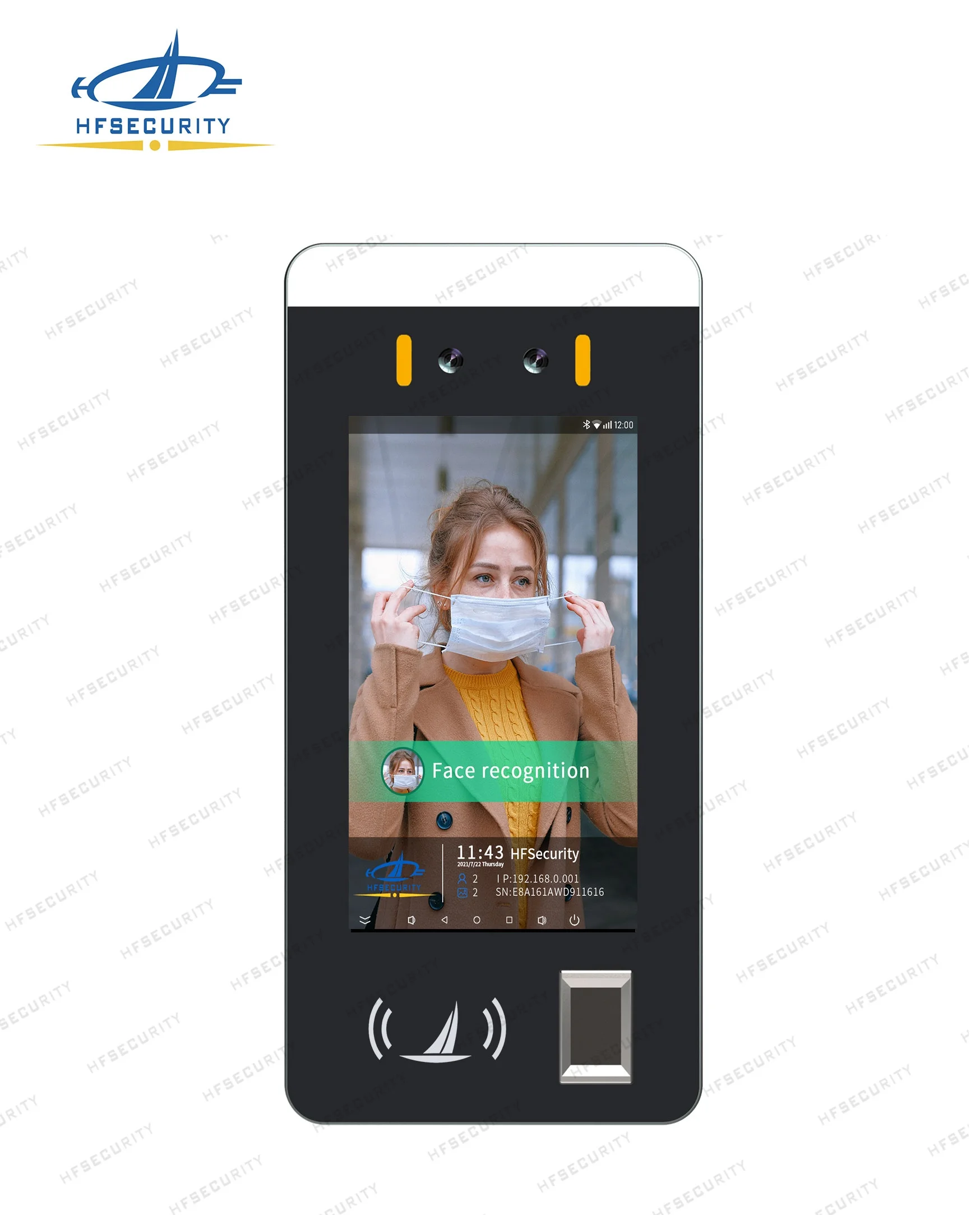 FR07 ai face recognition camera access control system free software sdk android 11 open api time attendance machine