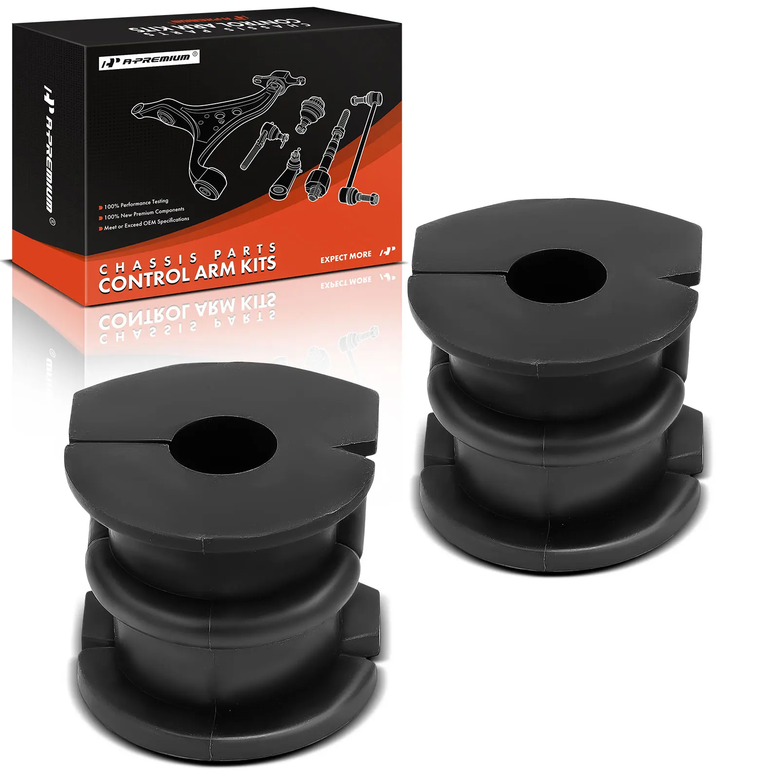 A-Premium 2x Rear To Frame Sway Bar Bushing Kit for Nissan Altima 2007-2012
