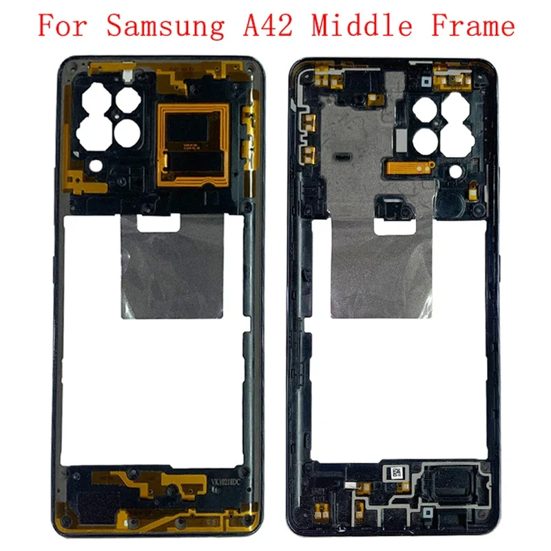 

Middle Frame Housing Phone For Samsung A42 5G A426 Center Chassis Cover with Side Button Repair Parts