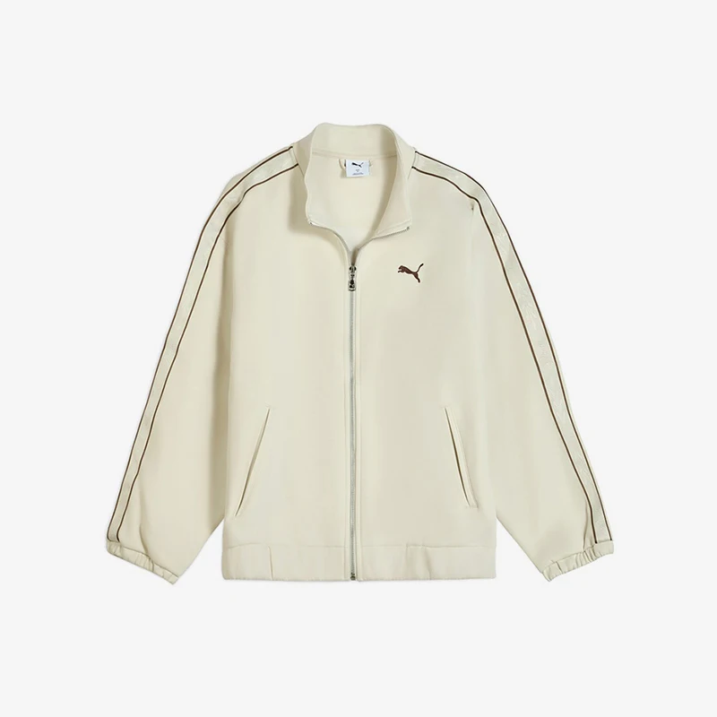 Puma genuine spring and autumn men's and women's zipper knitted retro casual jacket jacket 635715-87