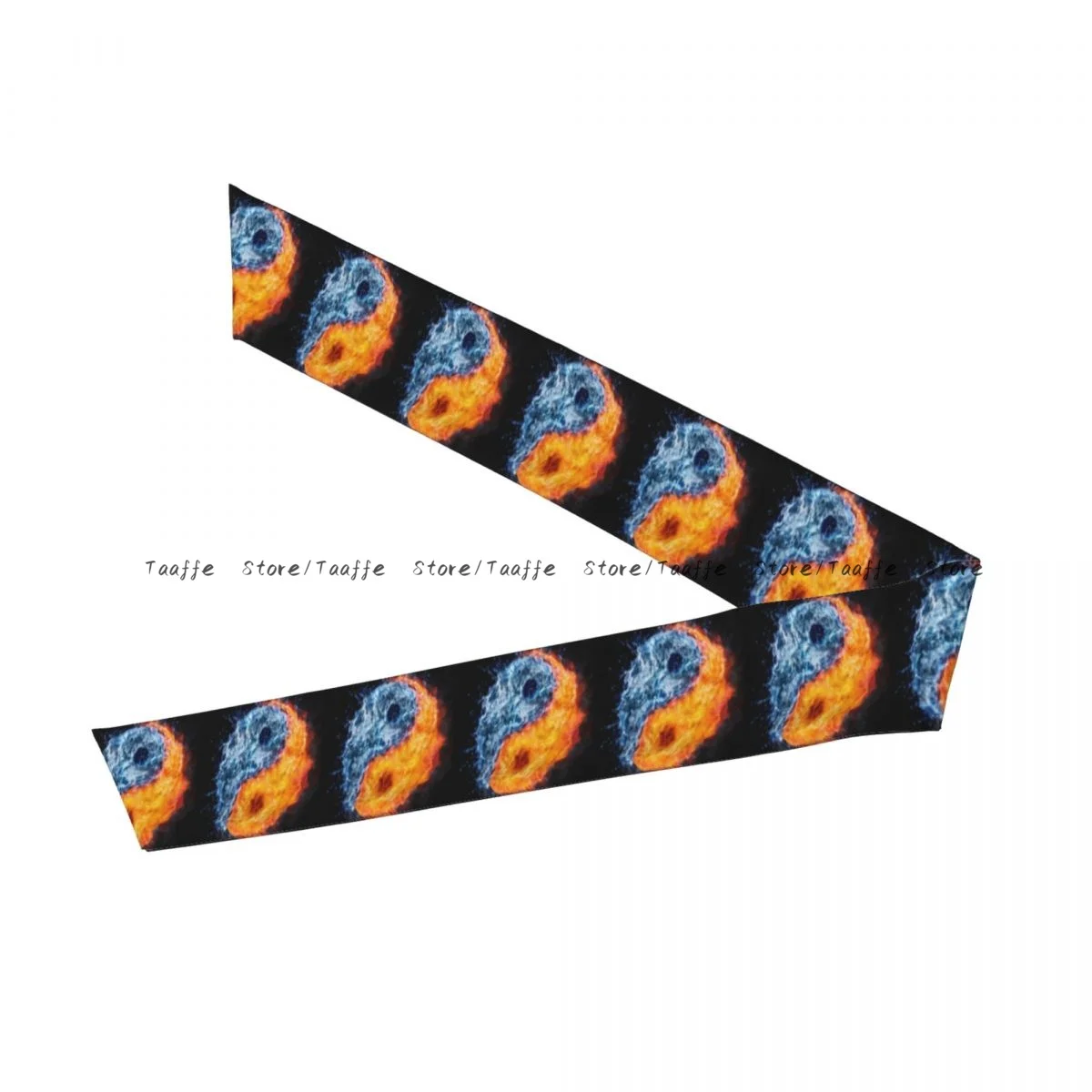 Tie Headbands Fire And Water Yin Yang Sports Head Band Athletic Sweatband Bandana Sweat Wicking