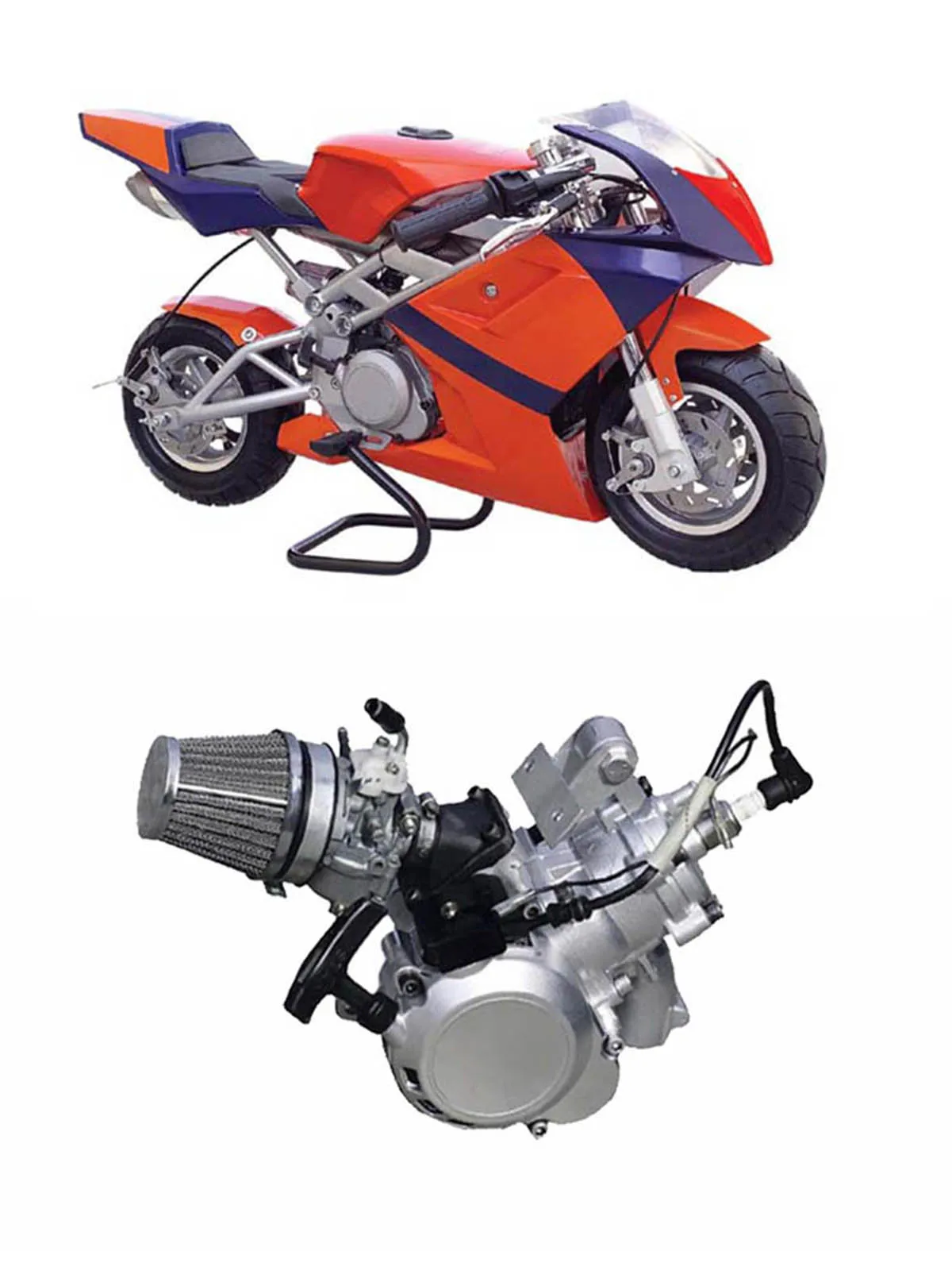 MTA4 37mm 10mm For 39CC B1 Blata Replica  Piston Ring Kit  Pocket Bike Air Water Cooled Racing Bikes Part