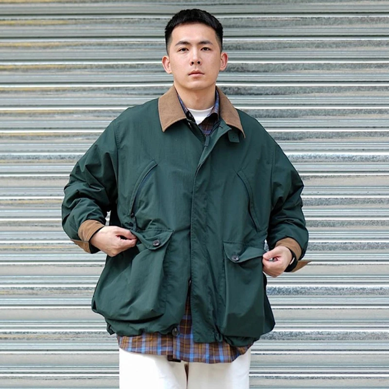 DAWA PIER39 Tech Field Outdoor Hunting Suit Windbreaker Coat Workwear Multi Pocket Detroit Japan Style Loose Jacket New