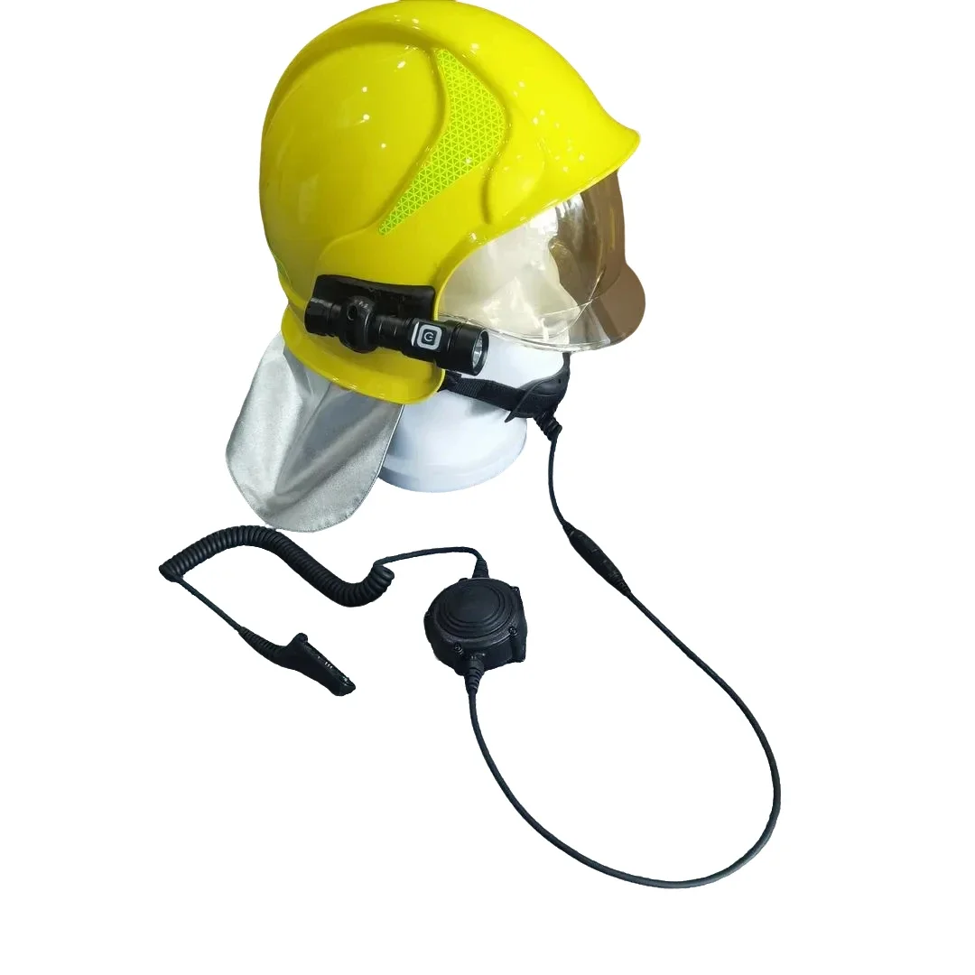 

Waterproof Clear&Hands-free Communication Bone Conductive Firefighting Helmet Headset with Rotated 360 Degrees PTT