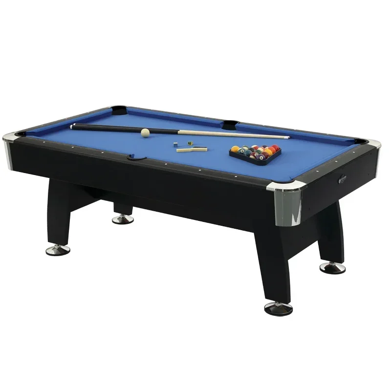 8FT Arcade Style MDF Wooden Pool Table for Household Use, Complete with Full Set Accessories