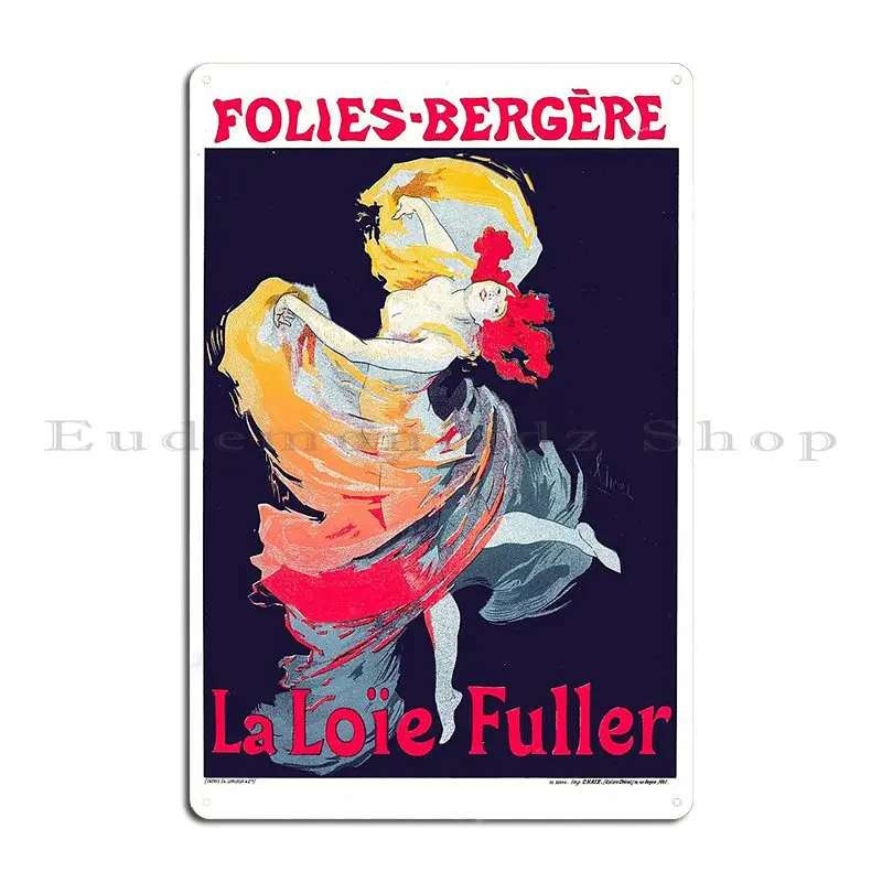 Folies Bergere Poster Metal Sign Plaques Club Vintage Cinema Create Tin Sign Poster