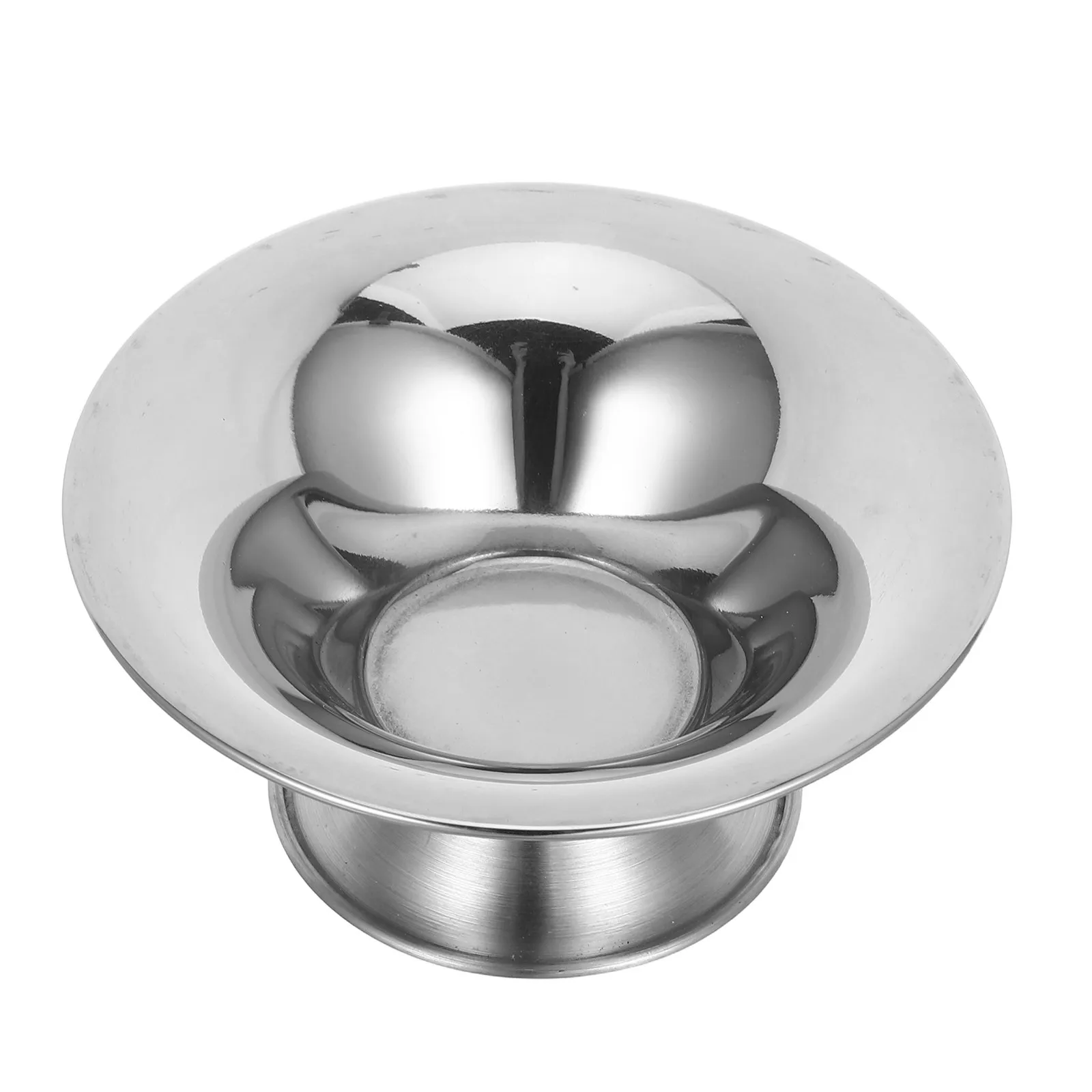 Stainless Steel Salad Bowl Footed Dessert Ice Cream Cup 300Ml Condiment Pudding Cereal Fruit Sauce Dipping Serving Bowl