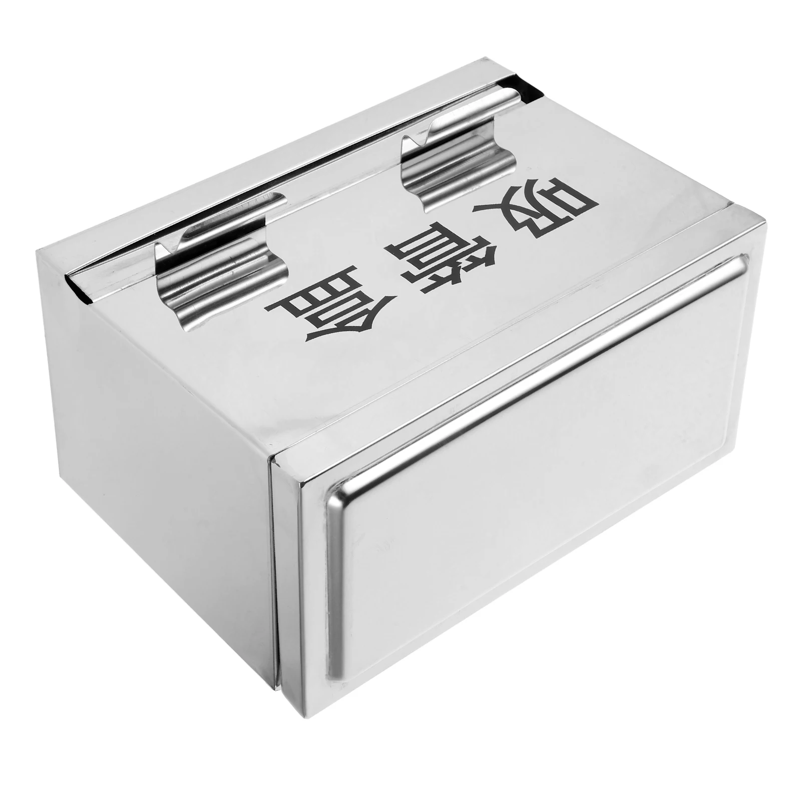 

1PC Stainless Steel Pressure Chopstick Tube Restaurant Straw Dispenser Non Storage Container Foldable for Coffee