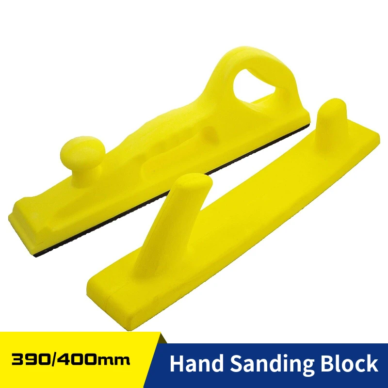 Hand Sanding Block Hook and Loop Backing Plate for Rolls or Sandpaper for Automotive Wood Furniture Restoration Home Arts Craft