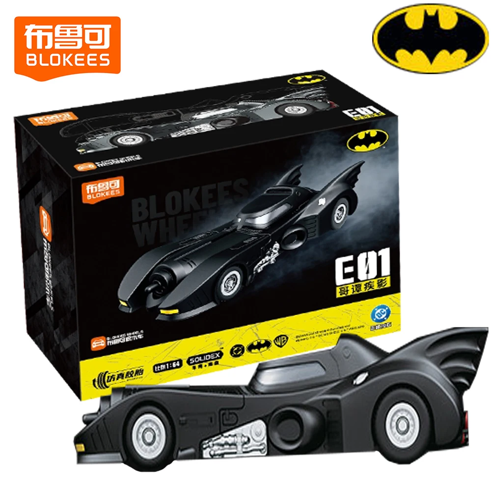 

Genuine Blokees Wheels The Batman Blind Box Classic Car Models Newly Upgraded Desktop Display Trendy Ornament Fans Hobby Gifts