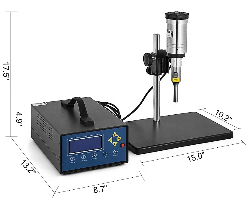 Ultrasonic 500w ultrasound portable water homogenizer mixers with probe for nanoemulsion